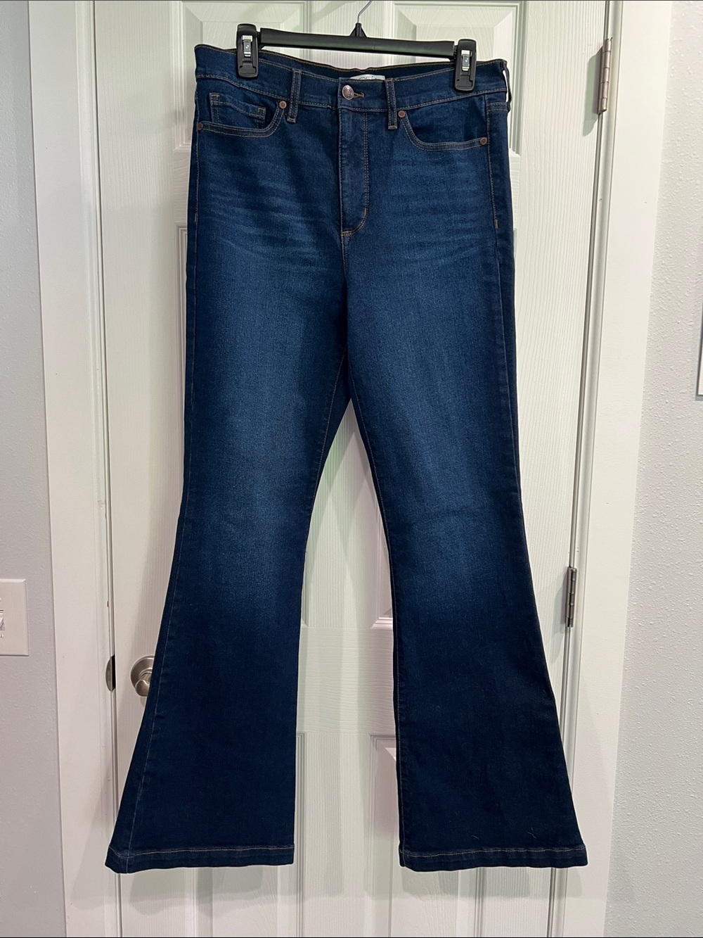 Sofia by Sofia Vergara Deep Blue Flare Jeans - Picture 1 of 3
